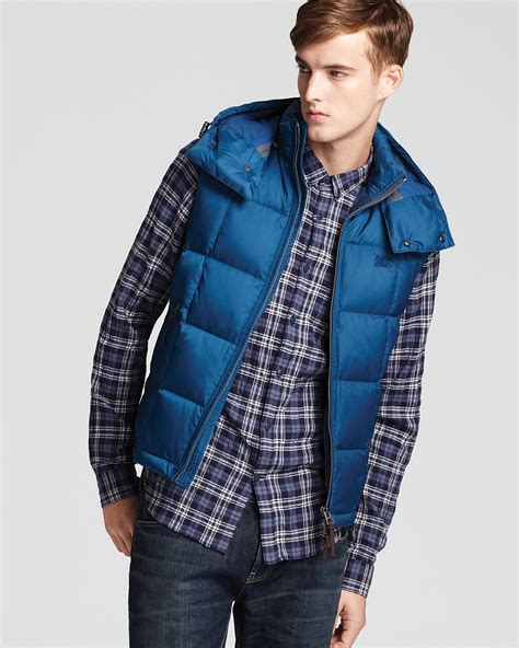 Burberry puffer vest men